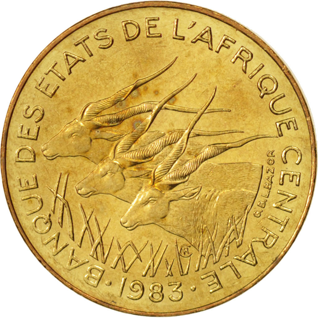 Moneta, Stati dell’Africa centrale, 5 Francs, 1983, Paris, SPL+