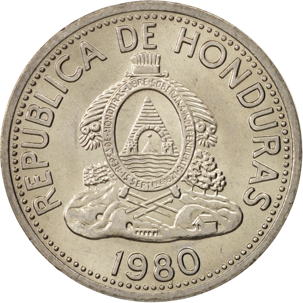 Honduras, 10 Centavos, 1980, MS(65-70), Copper-nickel, KM:76.2