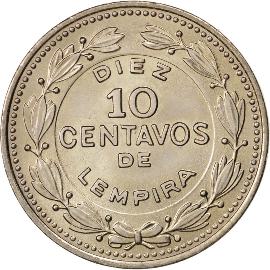 Honduras, 10 Centavos, 1980, MS(65-70), Copper-nickel, KM:76.2