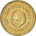 Moneta, Jugosławia, Dinar, 1986, MS(64), Mosiądz niklowy, KM:86