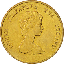 East Caribbean States, Elizabeth II, Dollar, 1981, MS(64), Aluminum-Bronze