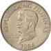 Moneta, Filippine, 50 Sentimos, 1984, FDC, Rame-nichel, KM:242.1