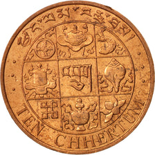 Bhutan, 10 Chhertum, 1979, UNZ, Bronze, KM:46