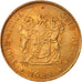 Coin, South Africa, 2 Cents, 1989, MS(60-62), Bronze, KM:83