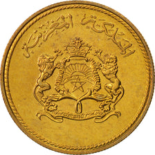 Monnaie, Maroc, al-Hassan II, 10 Santimat, 1974, FDC, Aluminum-Bronze, KM:60