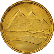 Egypt, 5 Piastres, 1984, MS(65-70), Aluminum-Bronze, KM:622.2
