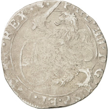 Coin, Spanish Netherlands, BRABANT, Escalin, 1628, Antwerp, VF(20-25), Silver