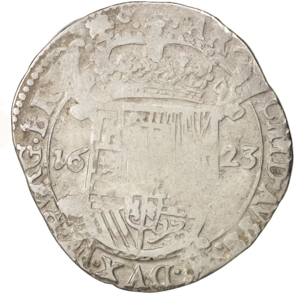 Coin, Spanish Netherlands, BRABANT, Philip IV, Escalin, 1623, Brabant