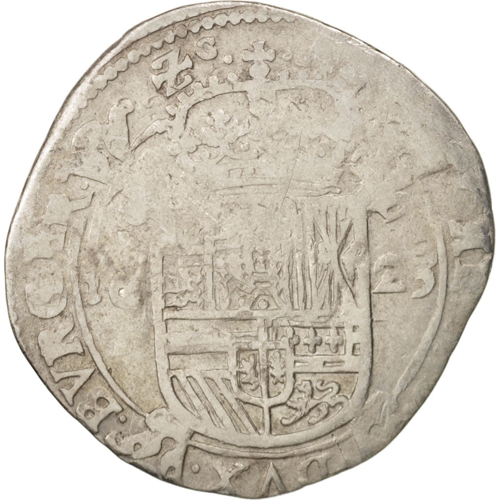 Coin, Spanish Netherlands, BRABANT, Philip IV, Escalin, 1623, Brabant