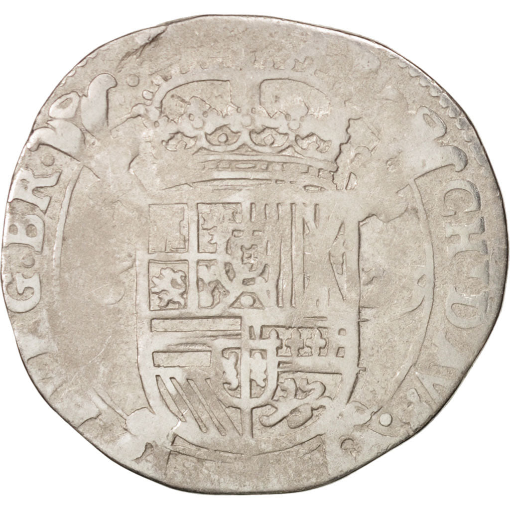 Coin, Spanish Netherlands, BRABANT, Philip IV, Escalin, 1623, Brabant