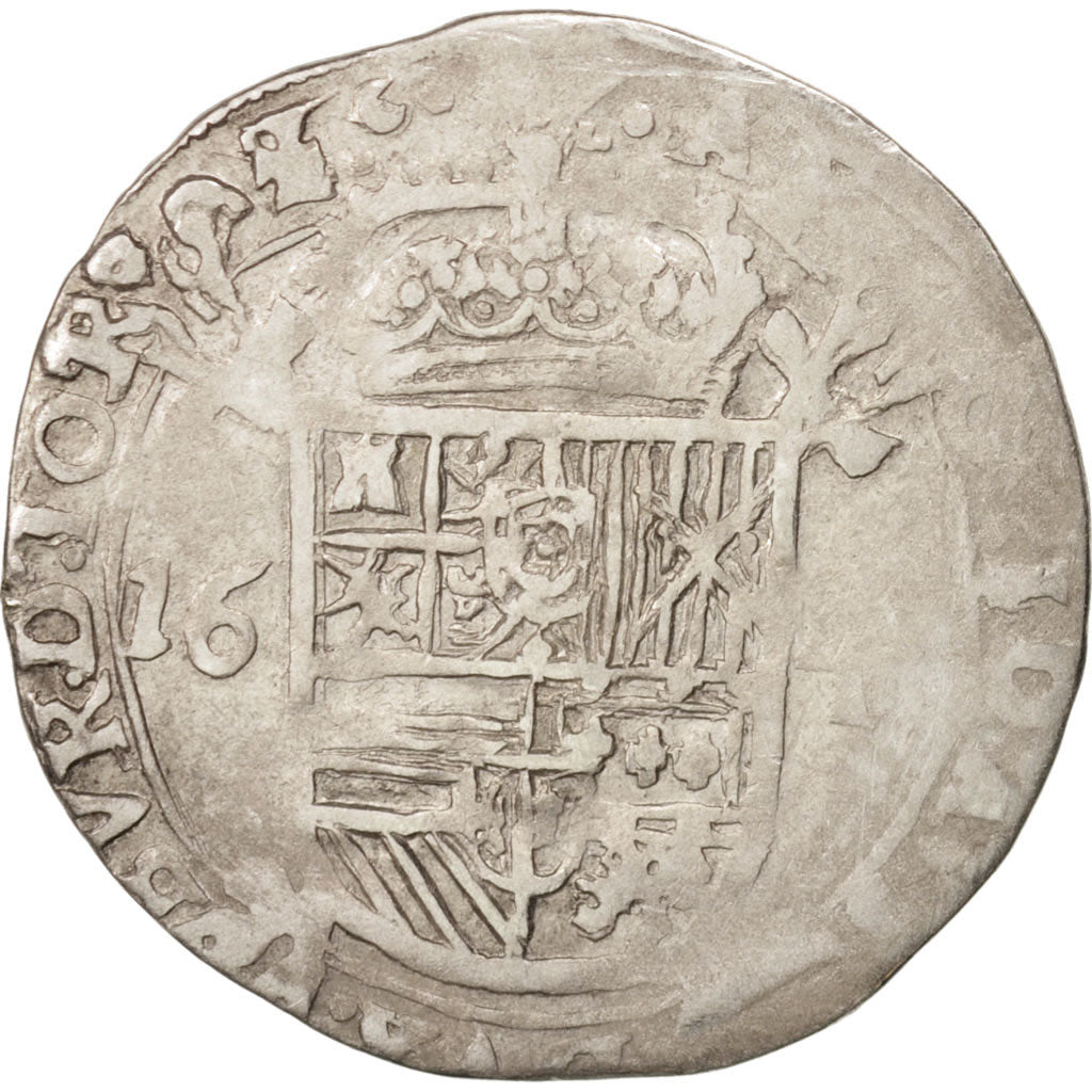 Spanish Netherlands, TOURNAI, Escalin, 164[-], VF(20-25), Silver, GH:333-9