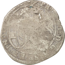 Paesi Bassi Spagnoli, BRABANT, Escalin, B, 16[--], Indeterminate mint, Argento