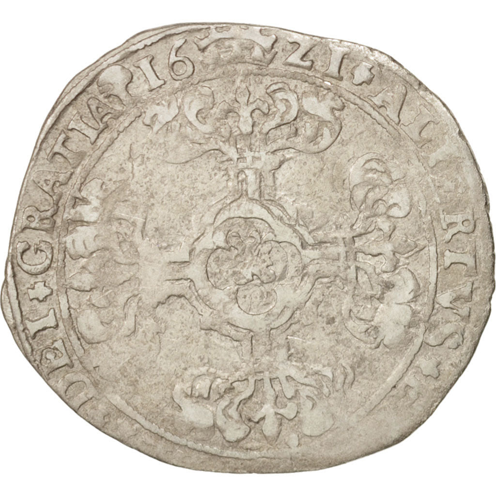 Coin, Spanish Netherlands, BRABANT, 3 Patards, 1621, 's-Hertogenbosch