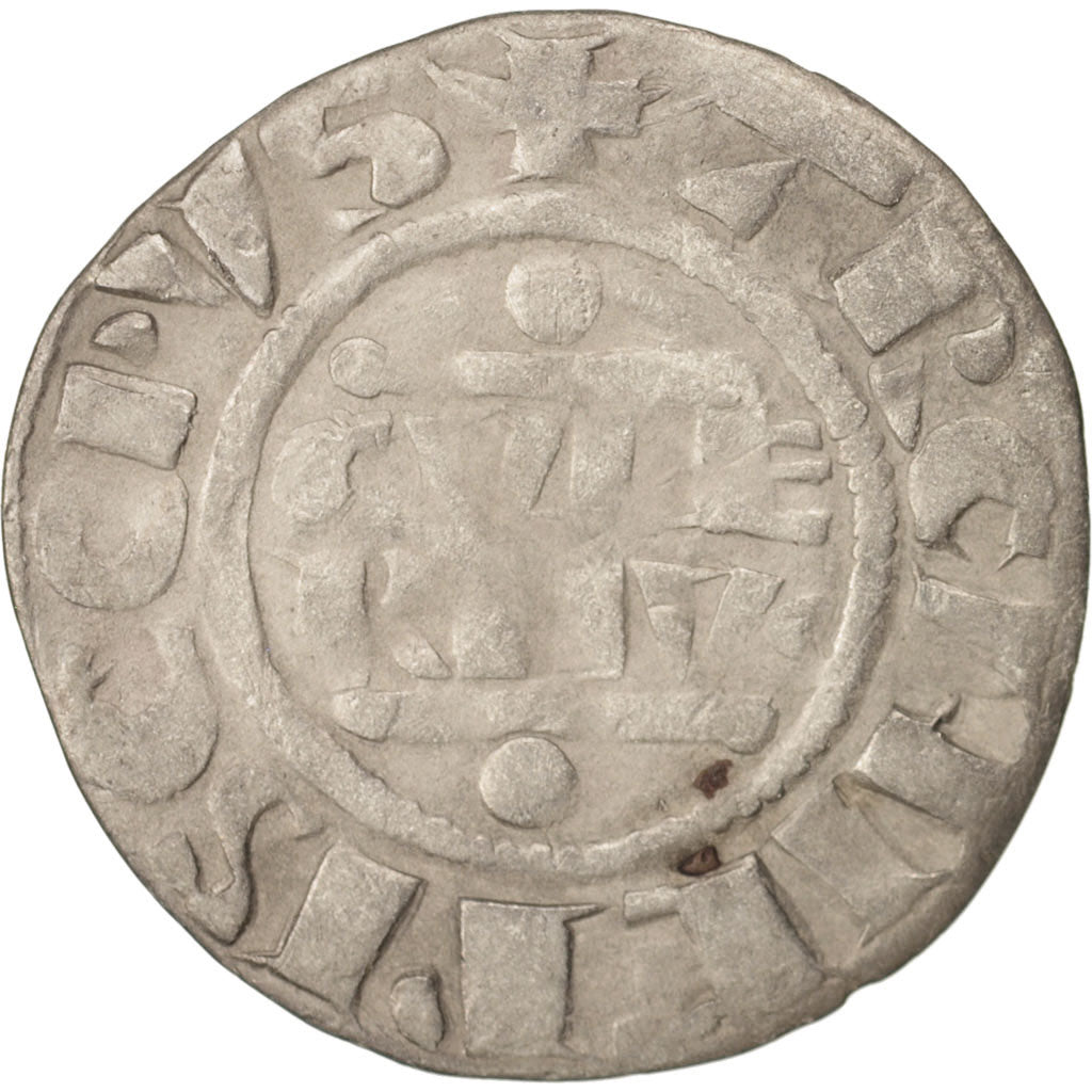 Monnaie, France, Denier, Reims, TB+, Argent, Boudeau:1790
