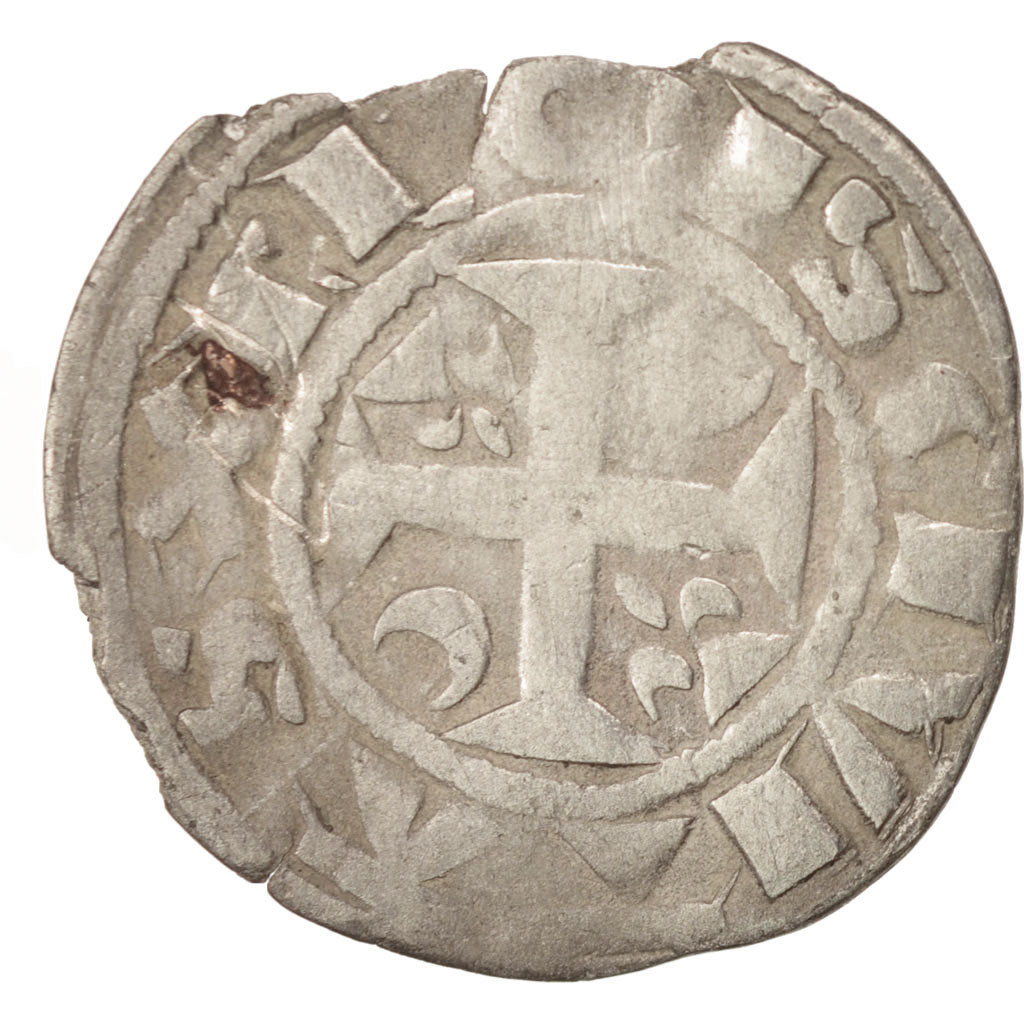 Coin, France, Denarius, Reims, VF(20-25), Silver, Boudeau:1790