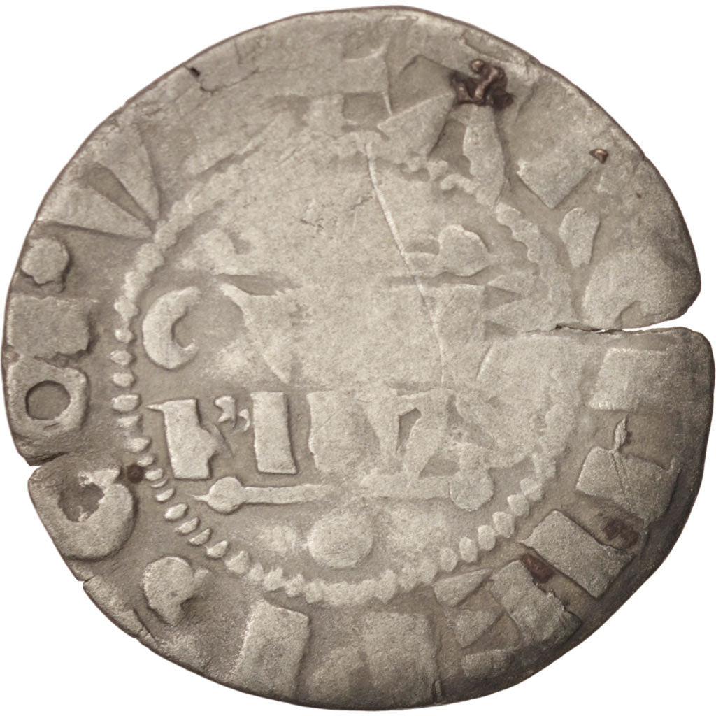Coin, France, Denarius, Reims, VF(20-25), Silver, Boudeau:1790