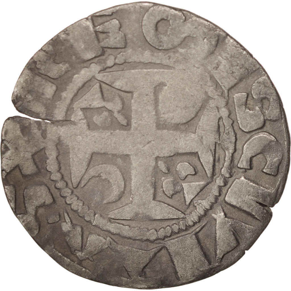 Coin, France, Denarius, Reims, VF(20-25), Silver, Boudeau:1790