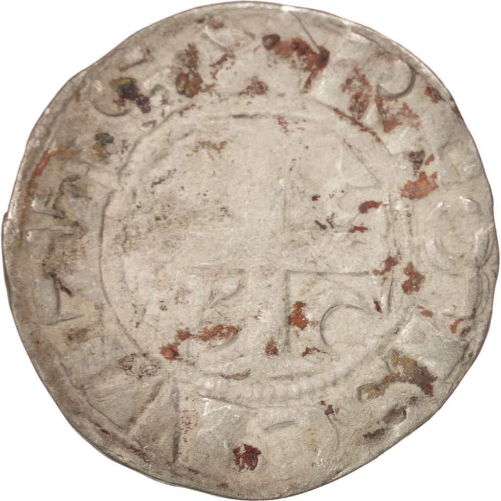 Coin, France, Denarius, Reims, VF(20-25), Silver, Boudeau:1790