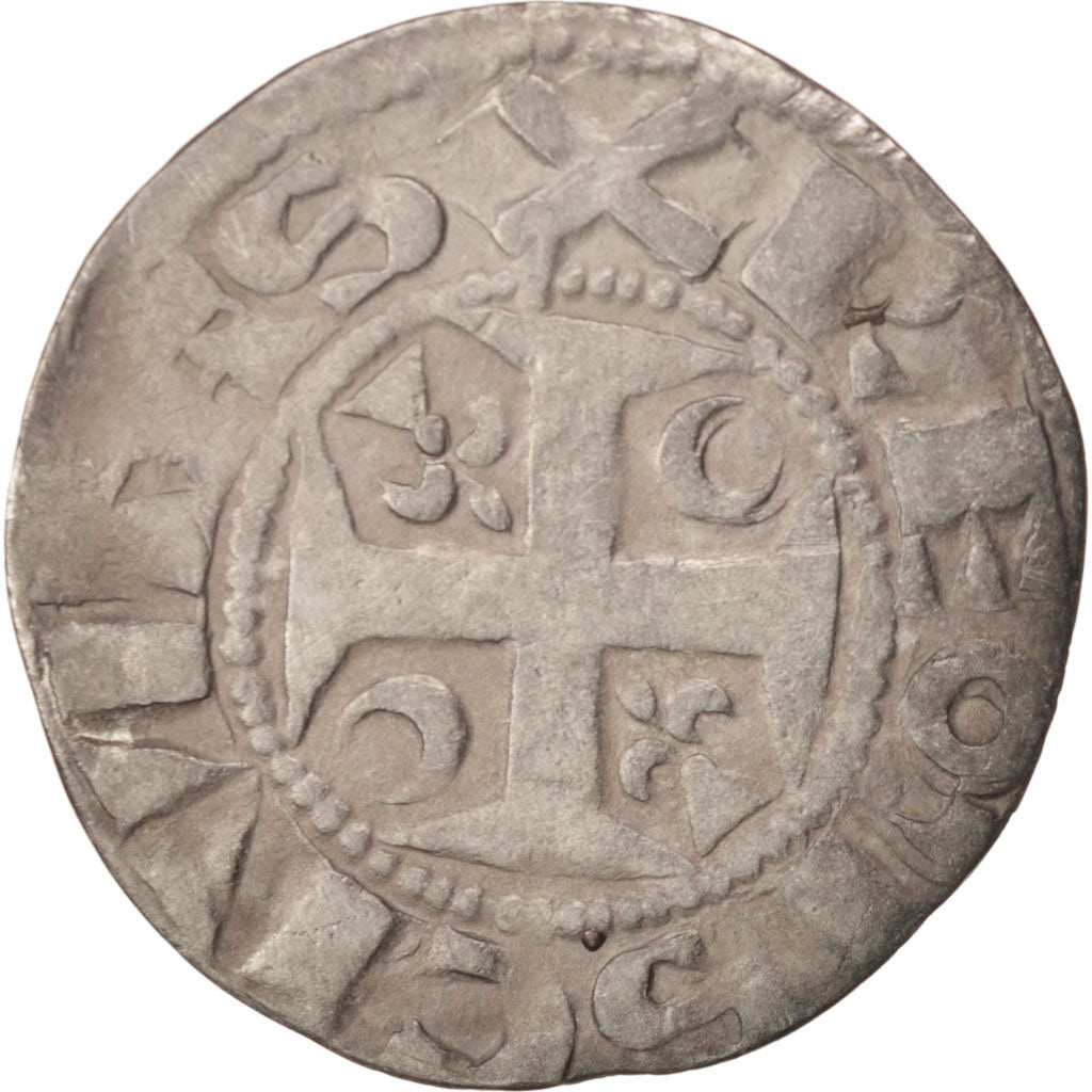 Coin, France, Denarius, Reims, EF(40-45), Silver, Boudeau:1790