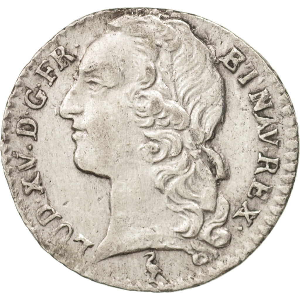 Frankreich, Louis XV, 1/10 Écu au bandeau, 1758, Paris, KM:511.1