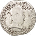 Coin, France, Franc au Col Plat, 1578, Bordeaux, F(12-15), Silver, Sombart:4714