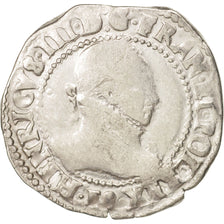 Coin, France, 1/2 Franc, 1587, Angers, VF(20-25), Silver, Sombart:4716