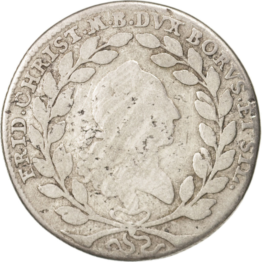 Coin, German States, BRANDENBURG-BAYREUTH, Friedrich Christian, 10 Kreuzer