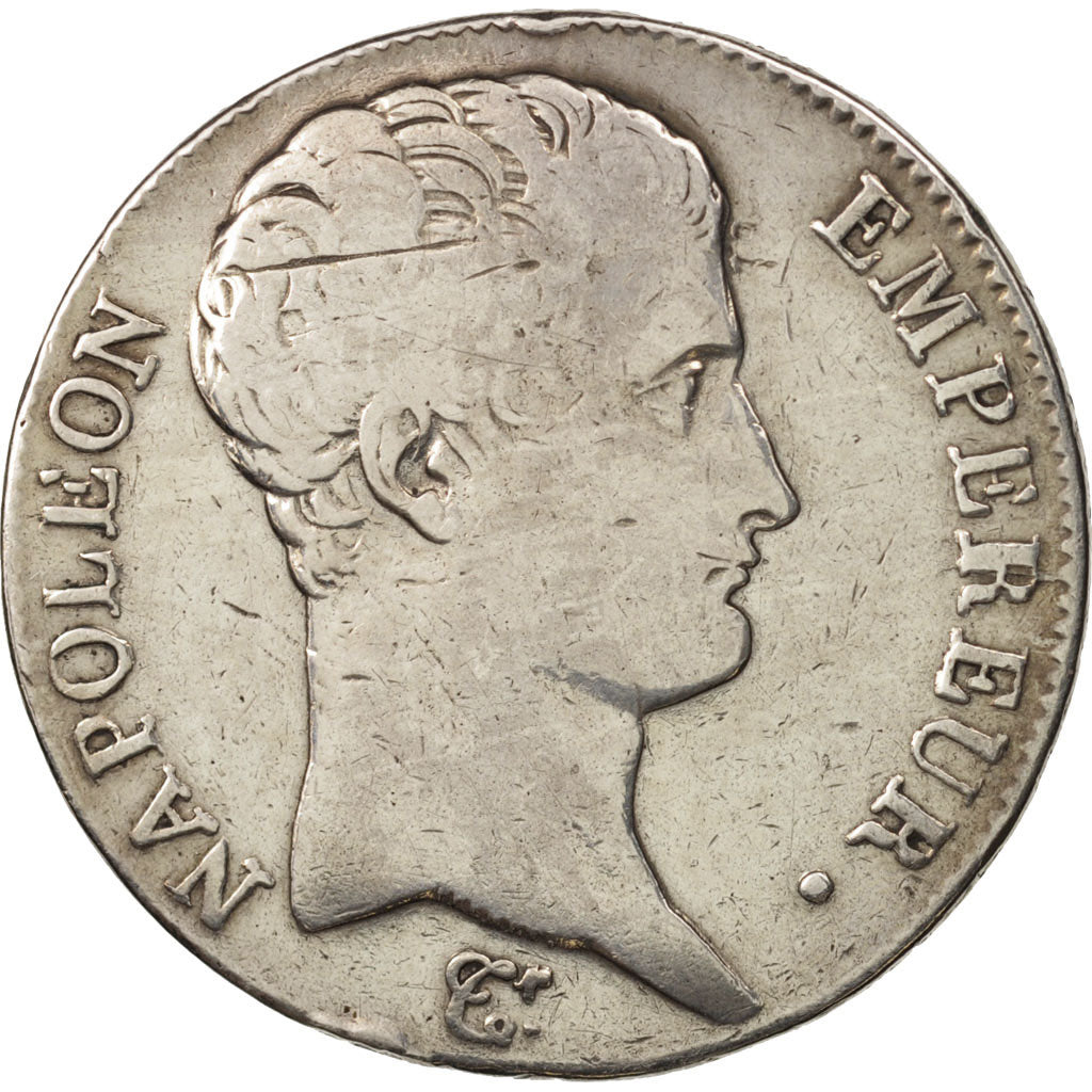 France, Napoléon I, 5 Francs, 1805, Toulouse, VF(20-25), Silver, KM:662.10