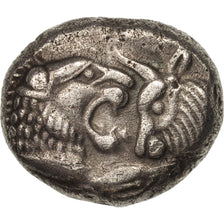 Lydie, Crésus, Sicle ou Hémistatère, Sardes, SUP, Argent, SNG Cop:456