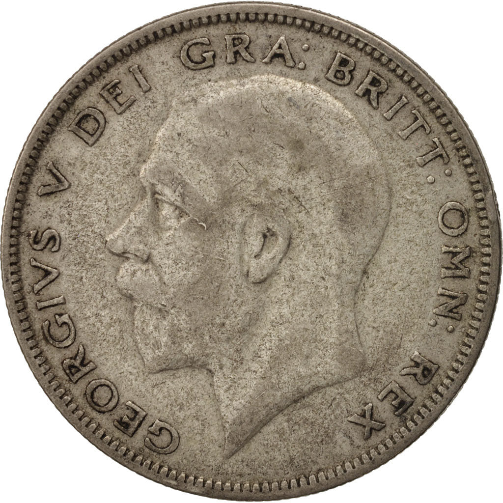 Great Britain, George V, 1/2 Crown, 1931, VF(20-25), Silver, KM:835