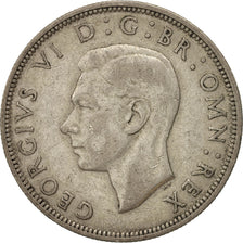 Coin, Great Britain, George VI, 1/2 Crown, 1941, VF(30-35), Silver, KM:856