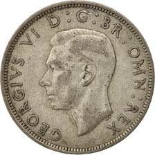 Coin, Great Britain, George VI, 1/2 Crown, 1942, EF(40-45), Silver, KM:856
