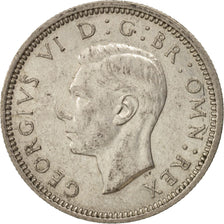 Coin, Great Britain, George VI, 6 Pence, 1941, MS(60-62), Silver, KM:852