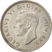 Coin, Great Britain, George VI, 6 Pence, 1945, MS(63), Silver, KM:852