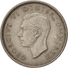 Coin, Great Britain, George VI, 6 Pence, 1949, AU(50-53), Copper-nickel, KM:875