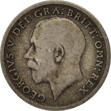 Great Britain, George V, 6 Pence, 1920, VF(20-25), Silver, KM:815a.1