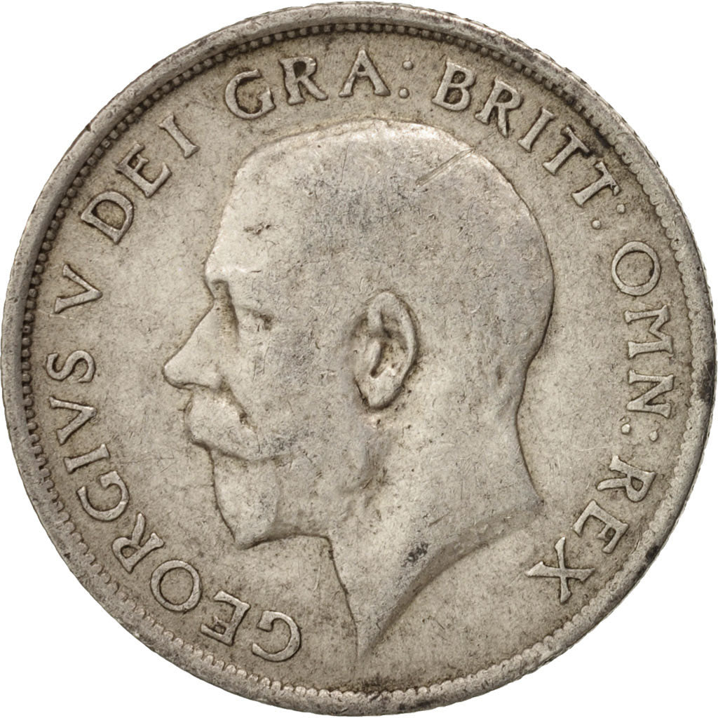 Great Britain, George V, Shilling, 1916, VF(30-35), Silver, KM:816