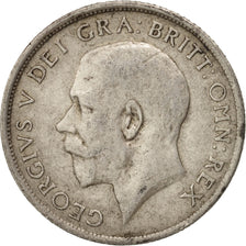 Great Britain, George V, Shilling, 1916, VF(30-35), Silver, KM:816