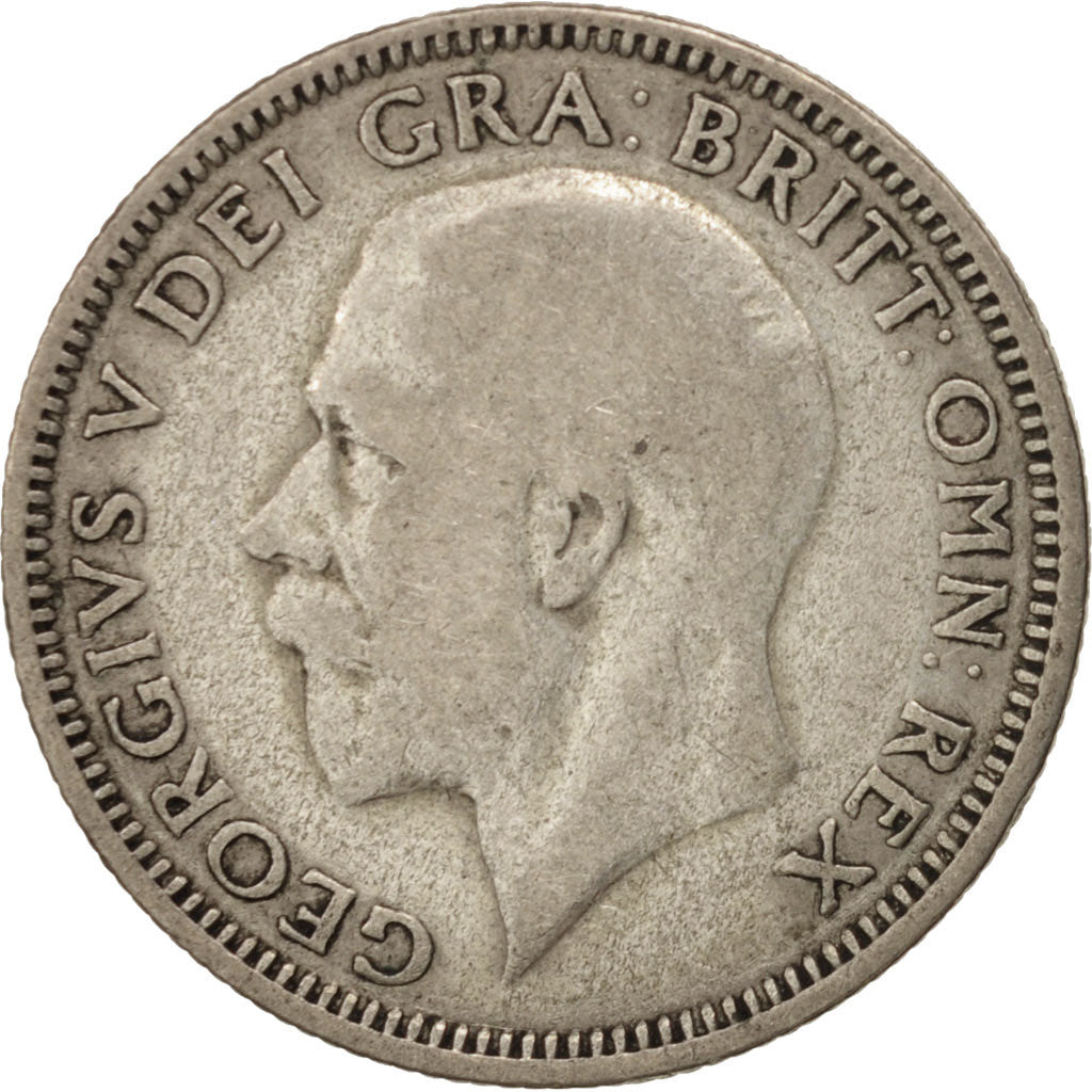 Great Britain, George V, Shilling, 1927, VF(20-25), Silver, KM:833