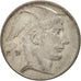 Bélgica, 20 Francs, 20 Frank, 1951, BC+, Plata, KM:141.1