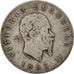 Moneta, Italia, Vittorio Emanuele II, 2 Lire, 1863, Torino, MB, Argento, KM:6a.2