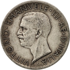 Italia, Vittorio Emanuele III, 5 Lire, 1927, Rome, BB, Argento, KM:67.2