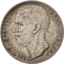 Monnaie, Italie, Vittorio Emanuele III, 10 Lire, 1927, Rome, TTB+, Argent