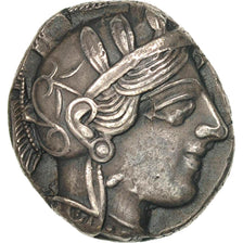 Coin, Attica, Athens, Tetradrachm, 490-407 AV JC, Athens, AU(55-58), Silver, SNG
