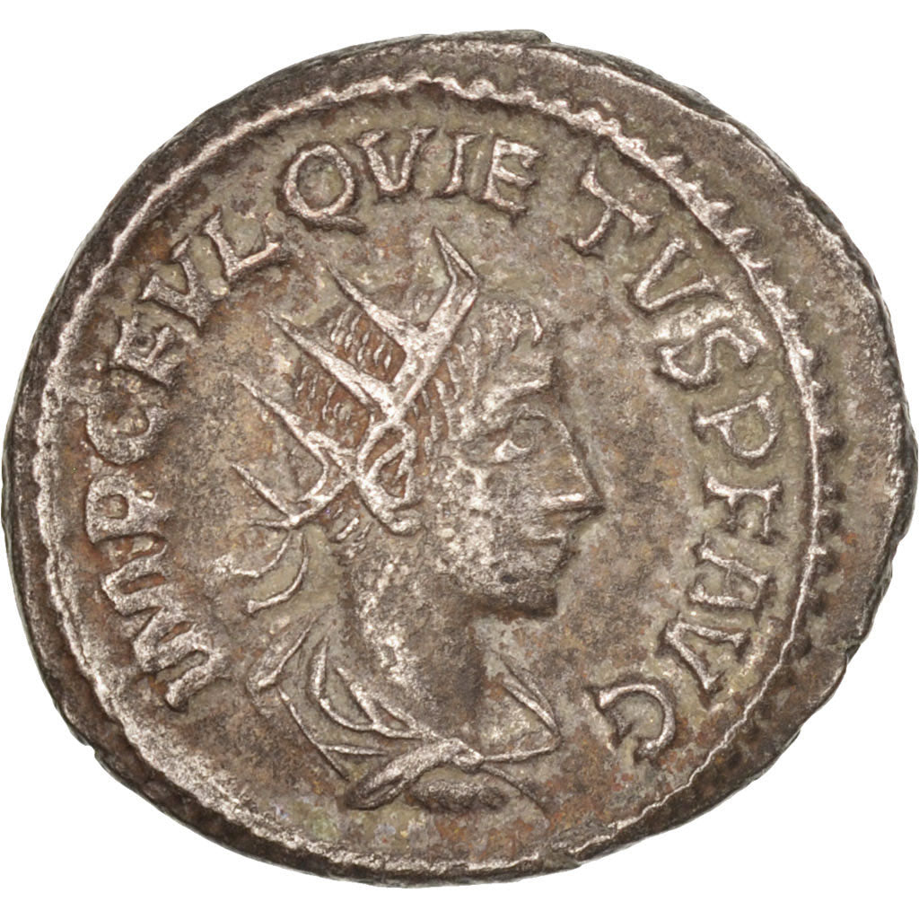 Quietus, Antoninianus, Antioch, EF(40-45), Billon, RIC:2
