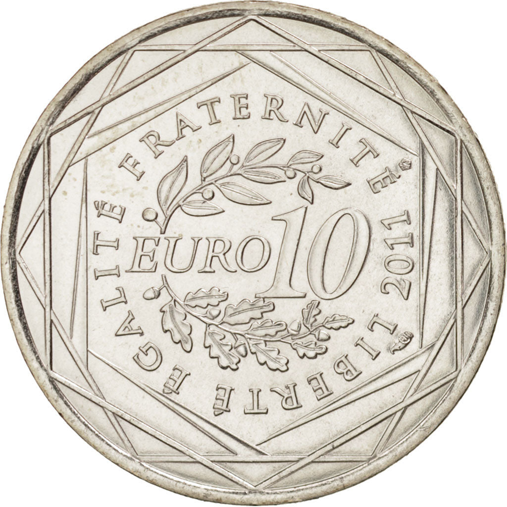 Coin, France, 10 Euro, 2011, MS(64), Silver, KM:1730