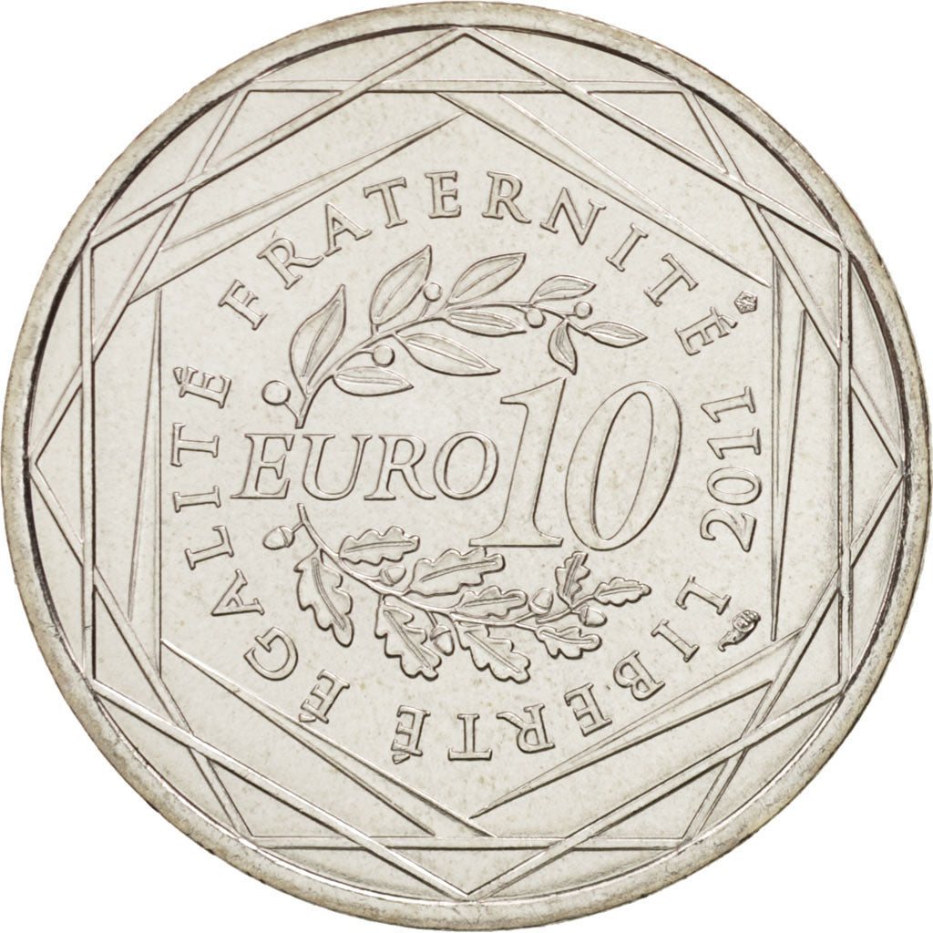Banknote, France, 10 Euro, 2011, MS(64), Silver, KM:1729