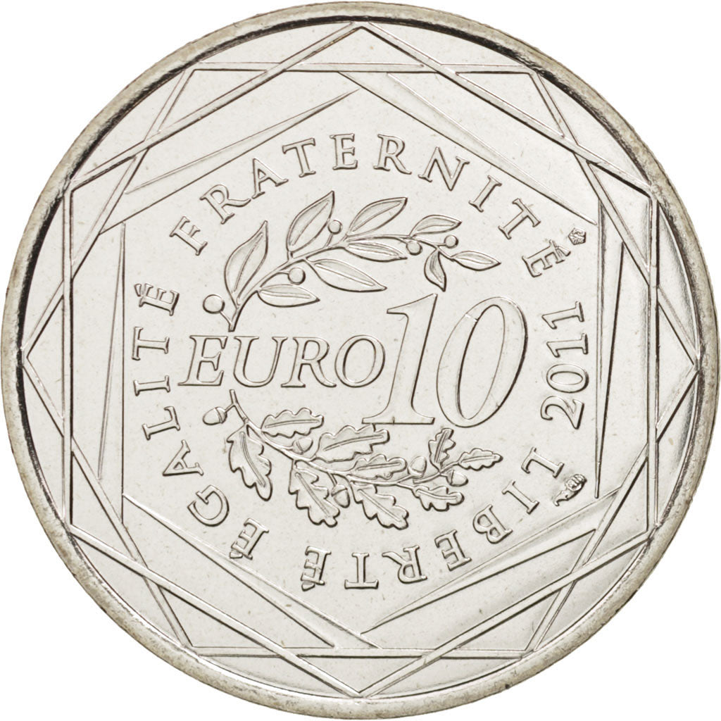 Banknote, France, 10 Euro, 2011, MS(64), Silver, KM:1738
