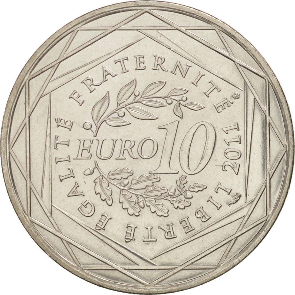 Coin, France, 10 Euro, 2011, MS(64), Silver, KM:1747