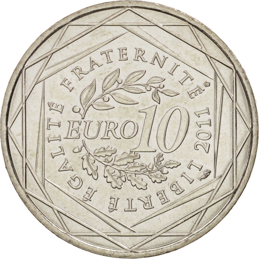 Coin, France, 10 Euro, 2011, MS(64), Silver, KM:1739